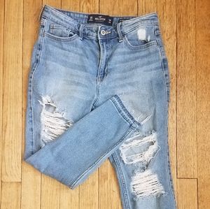 Hollister 3S high rise super skinny crop